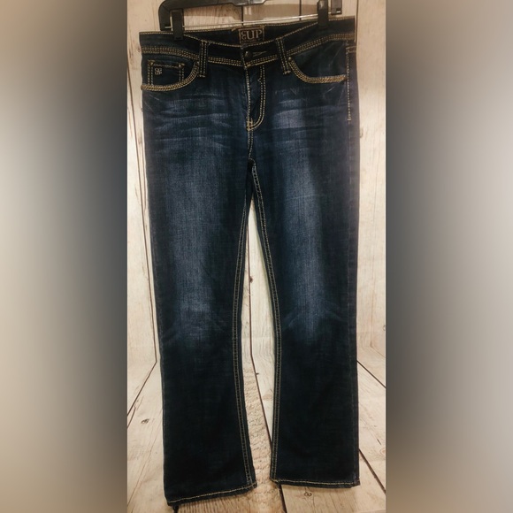 Cowgirl Up Mid-Rise Bootcut Denim Jeans WomenCGJ30702 30/34 (W33” L42.5” I33.5”) - Picture 3 of 10